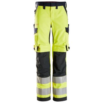 Snickers Workwear 6760 ProtecWork, High-Vis KL2, Women's Pants