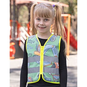 Korntex KX125K Children´s Safety Vest Action Working Heroes CO² Neutral