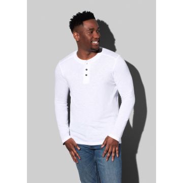Stedman T-shirt Henley Shawn LS for him STE9460