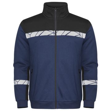 ProJob 647103 7103 SWEATER WITH FULL ZIPPER
