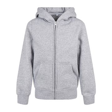 Build Your Brand BY188 Kids´ Organic Basic Zip Hoody
