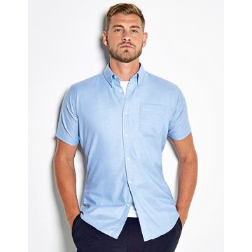 Kustom Kit K183 Men´s Slim Fit Workwear Oxford Shirt Short Sleeve
