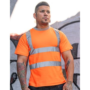 Korntex KX074 Heavy Duty Polycotton Hi-Vis T-Shirt Barcelona