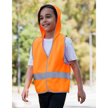 Korntex KX504 Kids´ Hooded Hi-Vis Safety Vest Odense