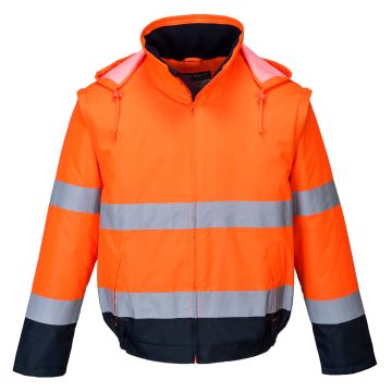 Portwest C464 Hi-Vis 2 in 1 contrast lichtgewicht jack