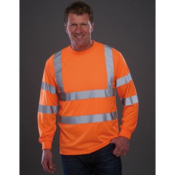 YOKO YK420 Hi-Vis Long Sleeve T-Shirt