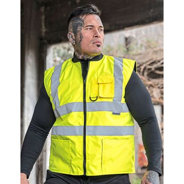 Korntex KX803 Hi-Vis Reversible Safety Bodywarmer Ural 2-in-1