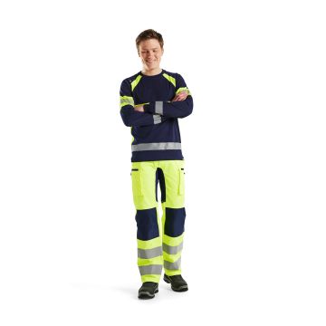 Blaklader 1585 High Vis werkbroek met stretch - Geel