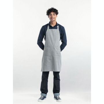 Chaud Devant 562 Bib Apron Base Stone