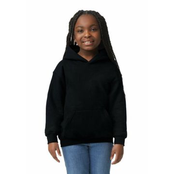 Gildan Sweater Hooded HeavyBlend for kids GIL18500B - Zwart
