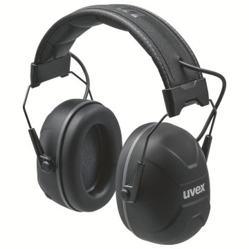 uvex aXess 2640001 SNR 31 dB zwart, mt L