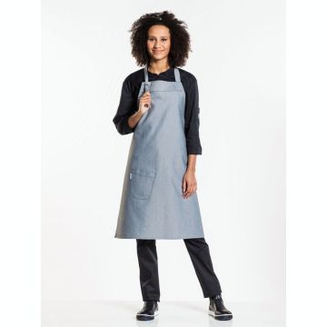 Chaud Devant 576 Bib Apron Bujutsu Grey