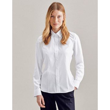 Seidensticker SN080660 Women´s Blouse Regular Fit Oxford Longsleeve