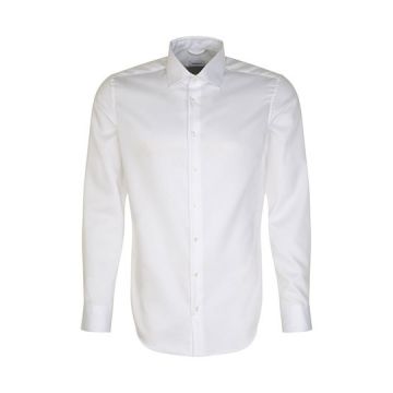 Seidensticker SN843510 Men´s Shirt Shaped Fit Fine Twill Longsleeve