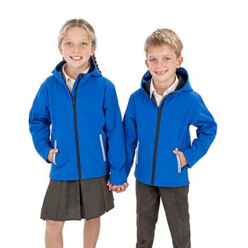Result Core RT224J Junior TX Performance Hooded Soft Shell Jacket