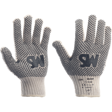 CERVA 01060027 SW 7170 2-SIDED PVC DOTS gloves