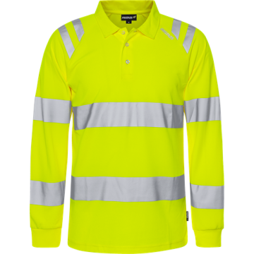 Fristads 301260 Hogezichtbaarheids poloshirt met lange mouw klasse 3 7864 GPST