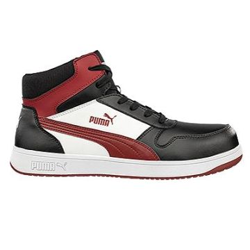Puma 630050 FRONTCOURT BLACK/WHITE/RED MID S3L ESD FO HRO SR