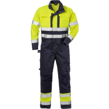 FRISTADS 125949 Flame high vis overall klasse 3 8084 FLAM