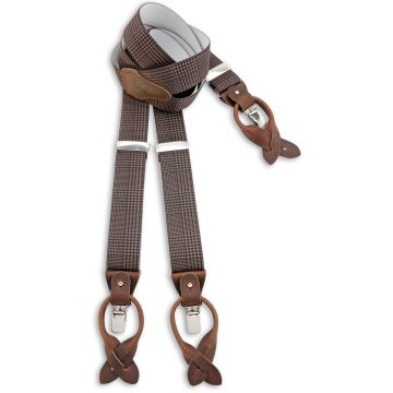 Sir Redman SR21069 ( SR69 ) luxe bretels geruit Pied-de-Poule