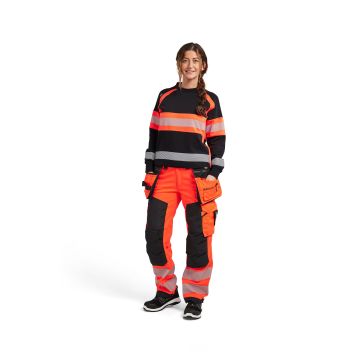 Blaklader 7118 Women's Softshell Work Pants High Vis