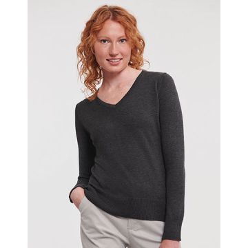 Russell Athletic Collection Z710F Ladies´ V-Neck Knitted Pullover