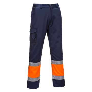 Portwest L049 Hi-Vis lichtgewicht Tweekleuren Combat Broek