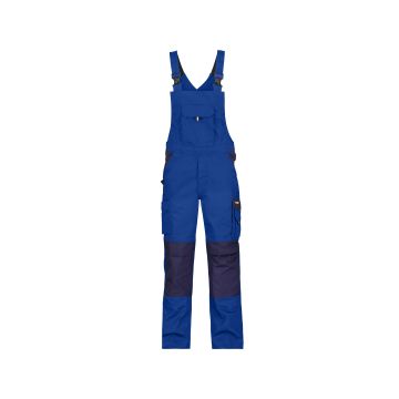 DASSY 400124 Versailles Tweekleurige bretelbroek met kniezakken - Blauw