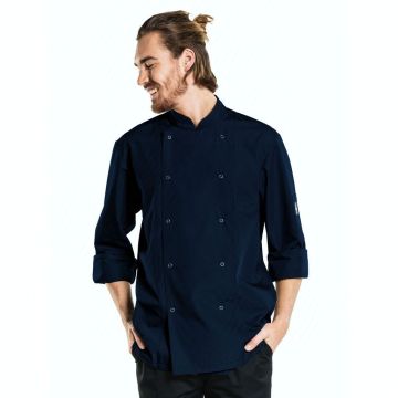 Basix 249 Chef Jacket Hilton Poco Navy