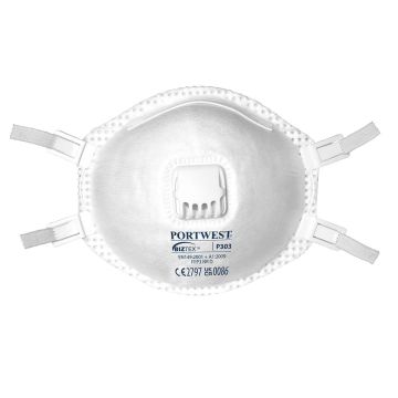 Portwest P303 FFP3 Dolomite Masker met ventiel (PK10)