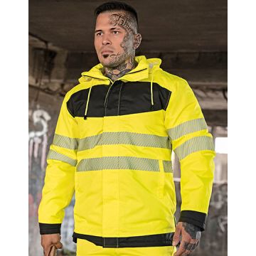 Korntex KX1004 EOS Hi-Vis Workwear Parka With Printing Area