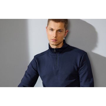 PW 0384 PRO Wear CARE sweat | ongeborsteld | ¼ ritssluitin