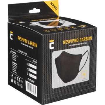 CERVA 07010234 RespiPro Carbon FFP2 25st respirator