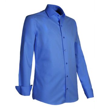 Giovanni Capraro 9360-32 Men's Shirt Slim Fit 63/34/3% Cotton/Polyester/Stretch