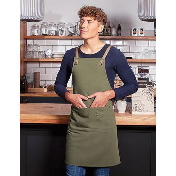 Karlowsky KY120 Bib Apron Urban-Nature With Cross Straps And Big Pocket
