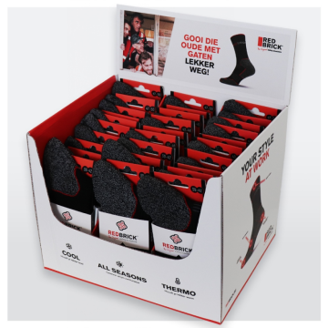 Redbrick Sokken Display 55015
