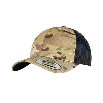 FLEXFIT FX6606MC Retro Trucker Multicam Cap