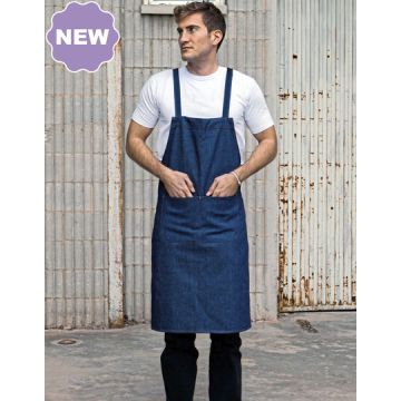 Link Kitchen Wear X9090P Hobby apron with cross bands and pocket