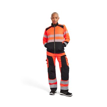 Blaklader 3508 Women's sweatshirt with zipper High Vis