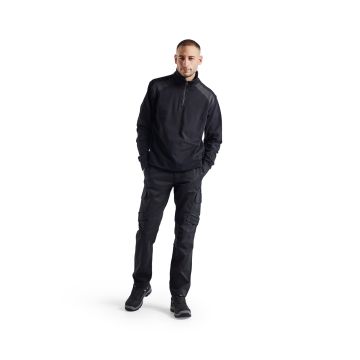 Blaklader 3353 Bi-colour Sweatshirt with Half Zip