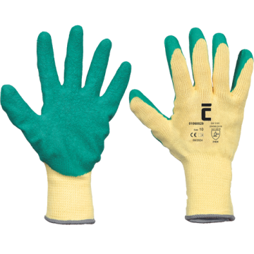 CERVA 01060029 SW 3181 latex gedoopt handschoenen