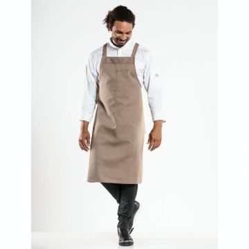 Chaud Devant 553 Bib Apron Nordic Cross Clay