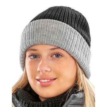 Result Winter Essentials RC378 Double Layer Knitted Hat
