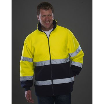 YOKO YK10B Hi-Vis 2 Bands 2-Tone Fleece Jacket