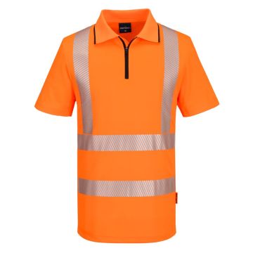 Portwest KX302 KX3 Hi-Vis polo korte mouw met rits