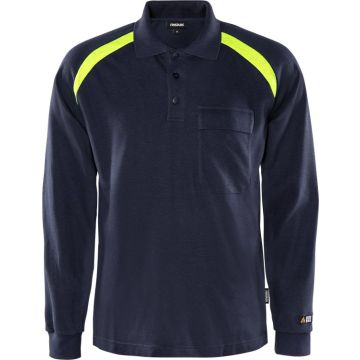FRISTADS 100472 Flamestat poloshirt lange mouwen 784 PFLA