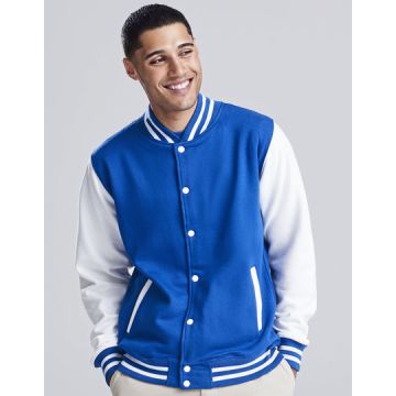 Just Hoods JH043 Varsity Jacket