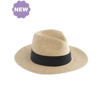 Beechfield CB725 Straw Fedora