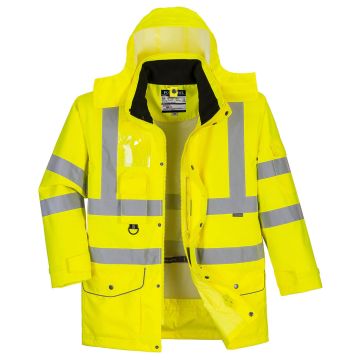 Portwest S427 Ademend Hi-Vis 7-in-1 Verkeersjack