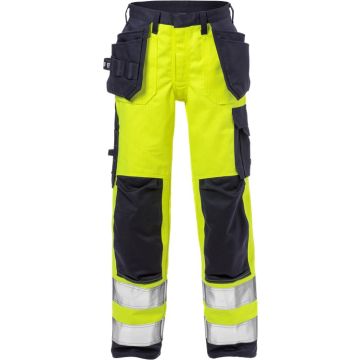 FRISTADS 125950 Flame high vis werkbroek dames klasse 2 2589 FLAM